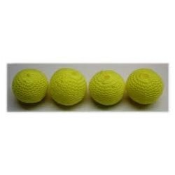 Crocheted Sponge Chop Cup Balls 1" (Set Of 4) - Ft