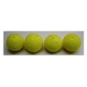 Crocheted Sponge Chop Cup Balls 1" (Set Of 4) - Ft