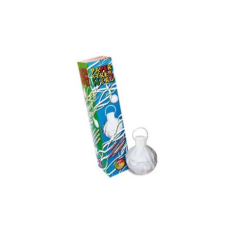 Streamers di carta a forma di cipolla - Bianco - 6 pezzi