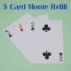 Ultimate 3 Card Monte by Michael Skinner. Refill. 