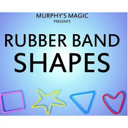 Rubber Band Shapes (cuori,quadrati, stelle e triangoli).