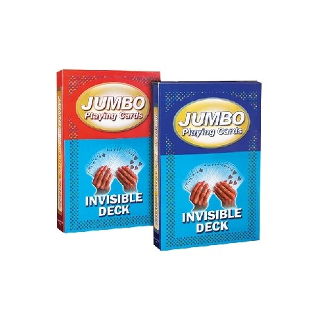 Mazzo di carte jumbo - Invisibile