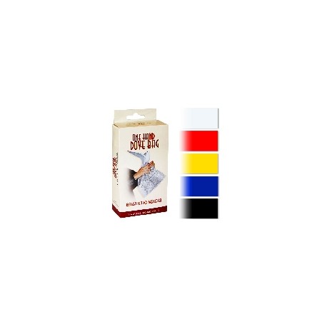 One hand dove bag by Bazar De Magia - Bianco, Blu, Giallo, Nero o Rosso.
