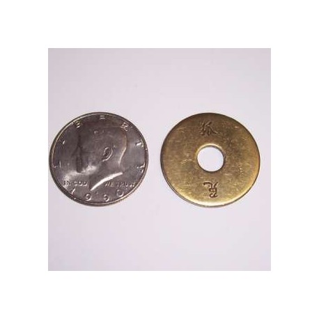 Chinese Half Dollar Coin (brass). 