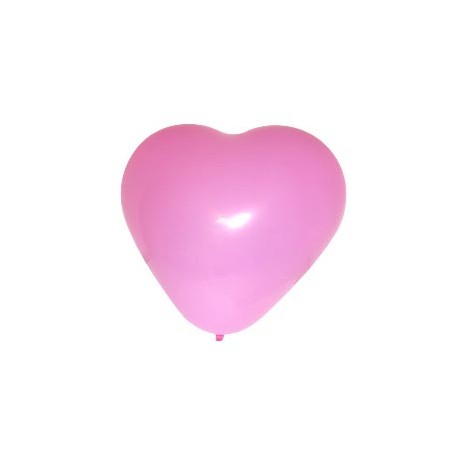 Palloncini a forma di cuore rosa - 200 pezzi (30/40 cm)