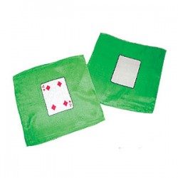 Mini card silk - Cm 20 x 20 - 4 di quadri e carta bianca