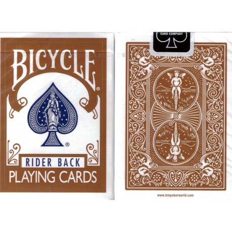 Bicycle - Mazzo regolare formato poker - Brown