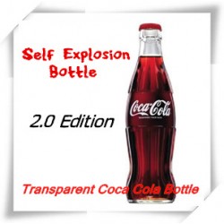 Self Explosion Bottle 2.0 -Transparent Coca Cola Bottle (6 Piece)