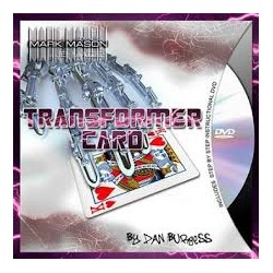 Transformer Card (Red Card and DVD) by Mark Mason and JB Magic 