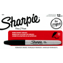 (Ungimmicked) Fine-Tip Sharpie (Black) box of 12 by Murphy's Magic Supplies 