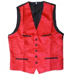 Gilet da mago - Rosso - Taglia S