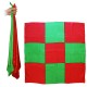 Sitta Chessboard Blendo - Rosso e verde - Cm 90 x 90